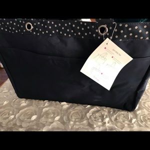 Thirty one soft utility tote NEW -NWT Navy blue
